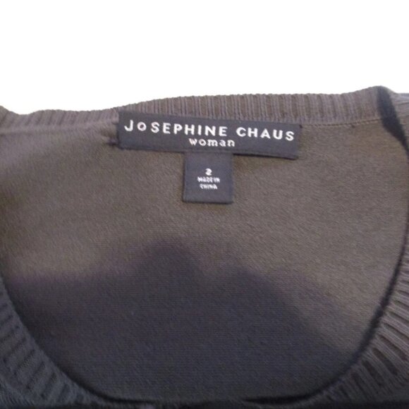 Josephine Chaus Womens Cardigan Sweater Button Up Moss Green Size 2  Large - Picture 6 of 6